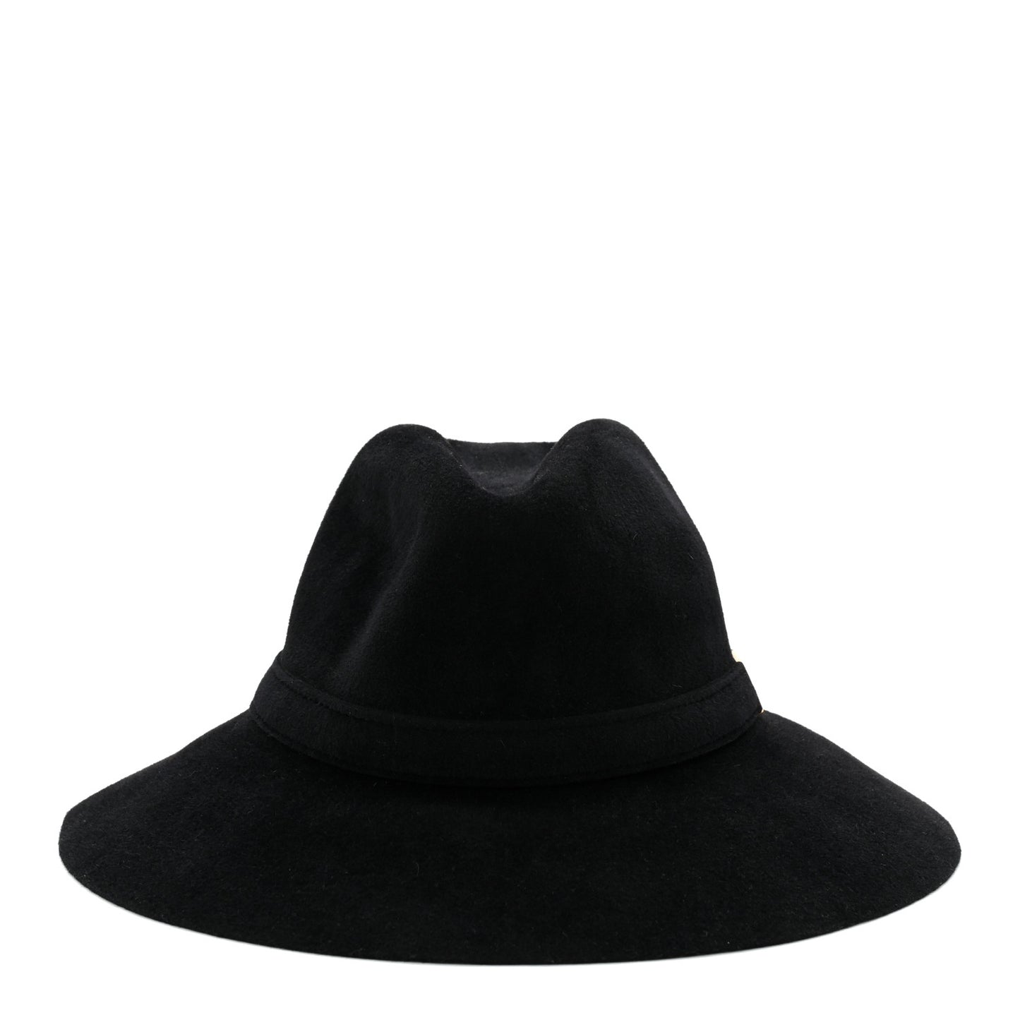 Rabbit Fur Felt Hat L Black