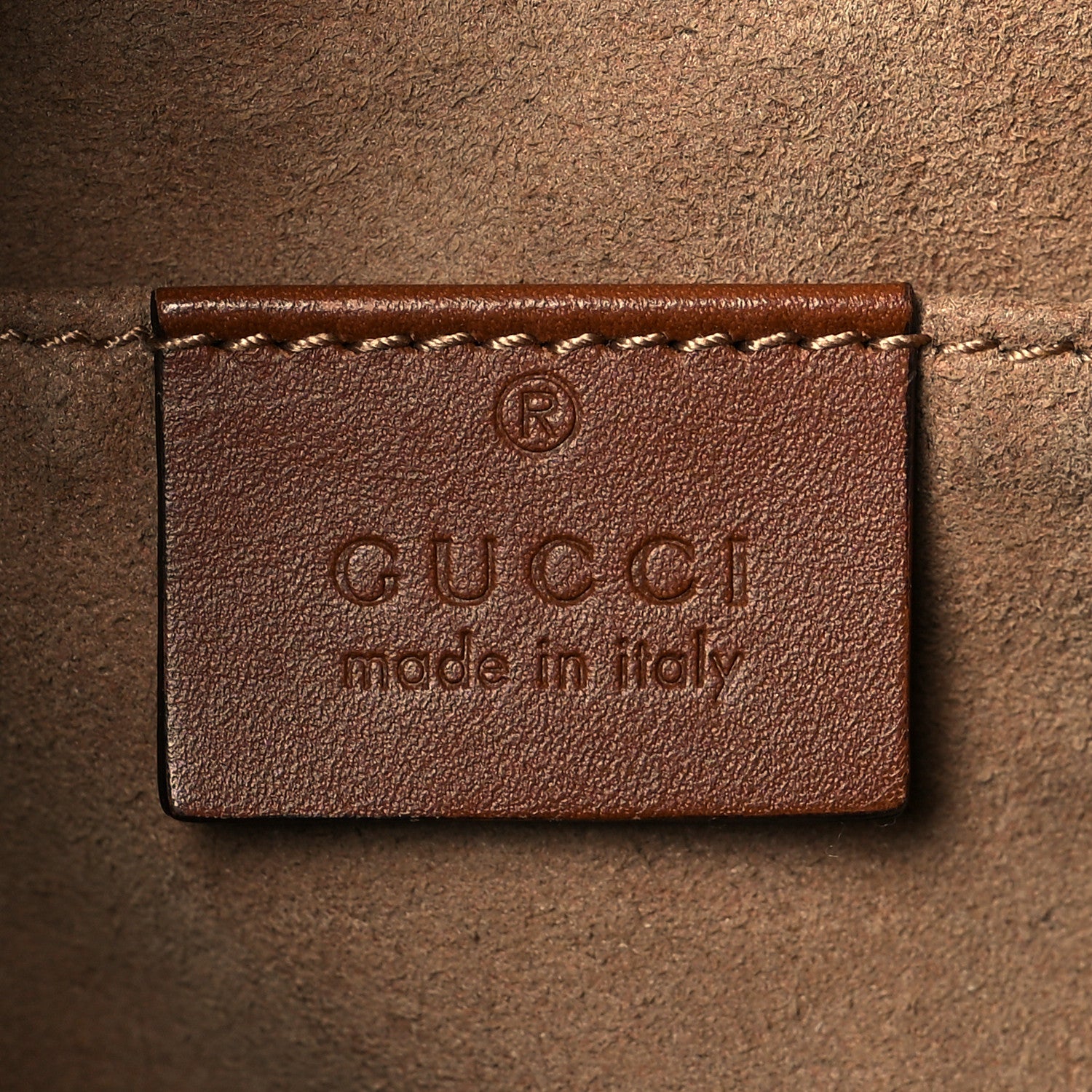 Gucci GG Supreme Monogram Calfskin Small Padlock Tote Beige Ebony Tuscany 6 of 11
