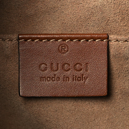 Gucci GG Supreme Monogram Calfskin Small Padlock Tote Beige Ebony Tuscany 6 of 11