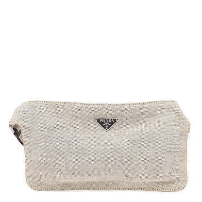 Prada Canapa Jacquard Belt Bag Naturale 1 of 13