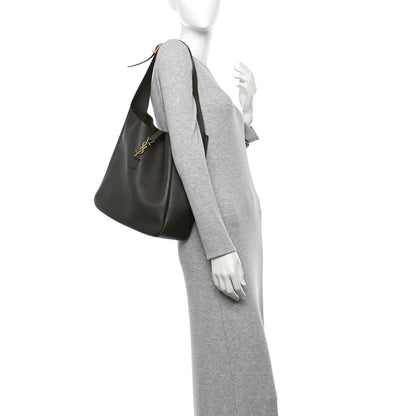 Saint Laurent Supple Calfskin Large Le 5 A 7 Soft Hobo Light Musk 2 of 11