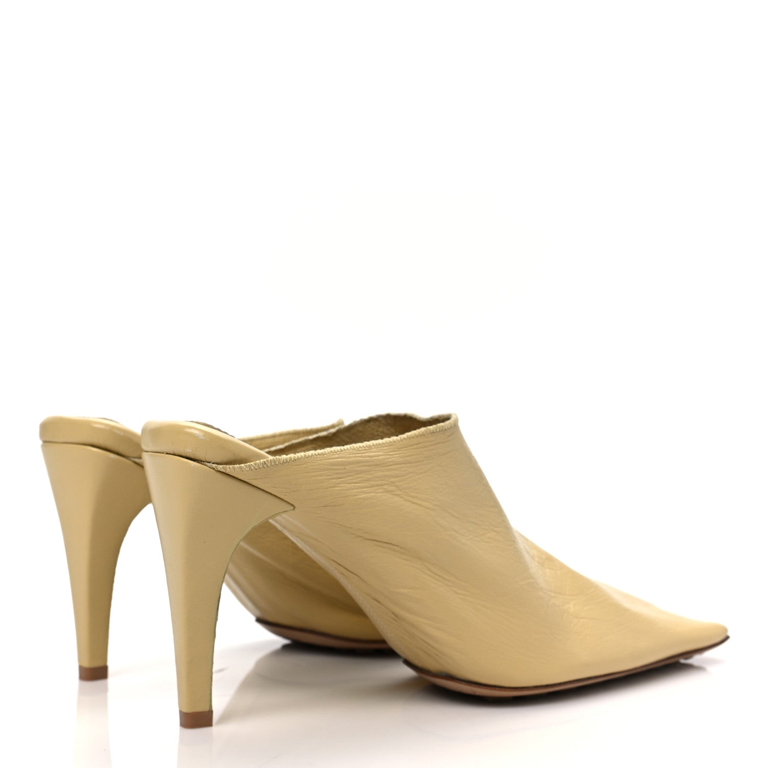 Bottega Veneta Crunch Lux Mules 38 Tapioca 4 of 8
