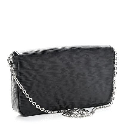 Louis Vuitton Epi Pochette Felicie Black 4 of 10