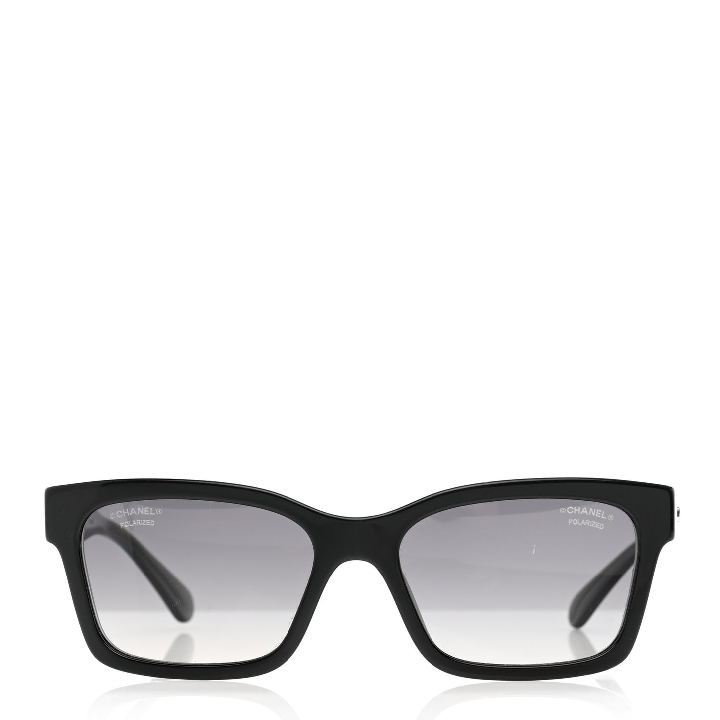 Acetate Polarized Square Sunglasses 5417 Black