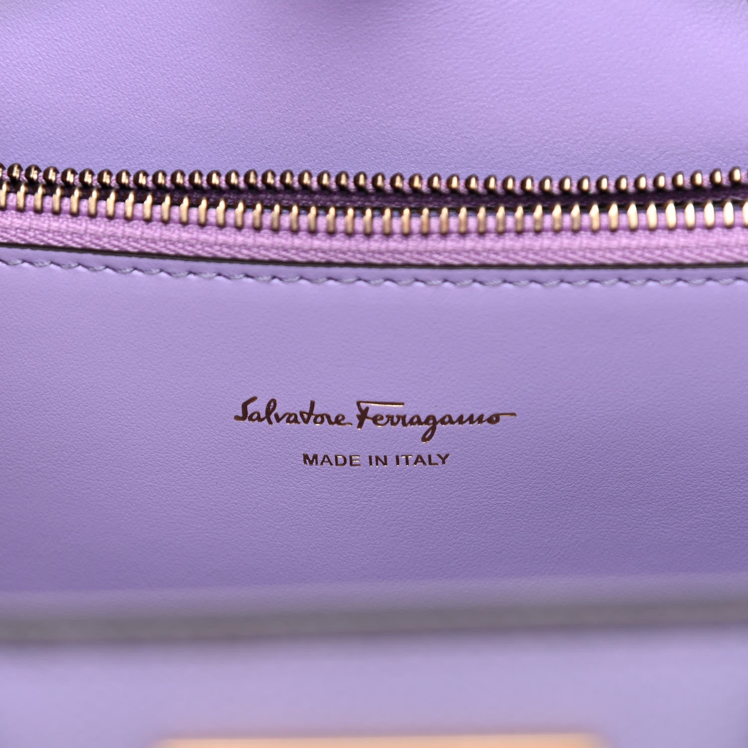 Salvatore Ferragamo Hammered Calfskin Medium The Studio Box Bag Spring Crocus 7 of 10