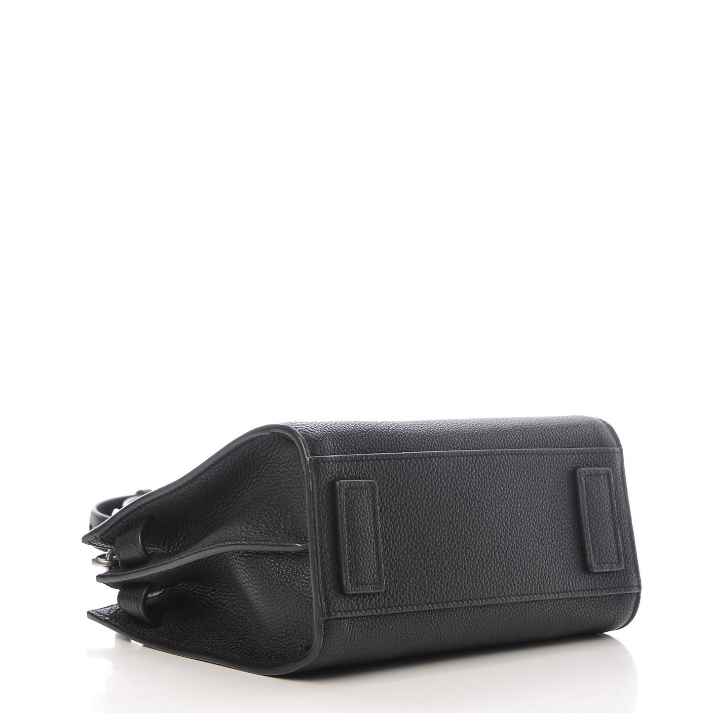 Grained Calfskin Nano Sac De Jour Souple Black