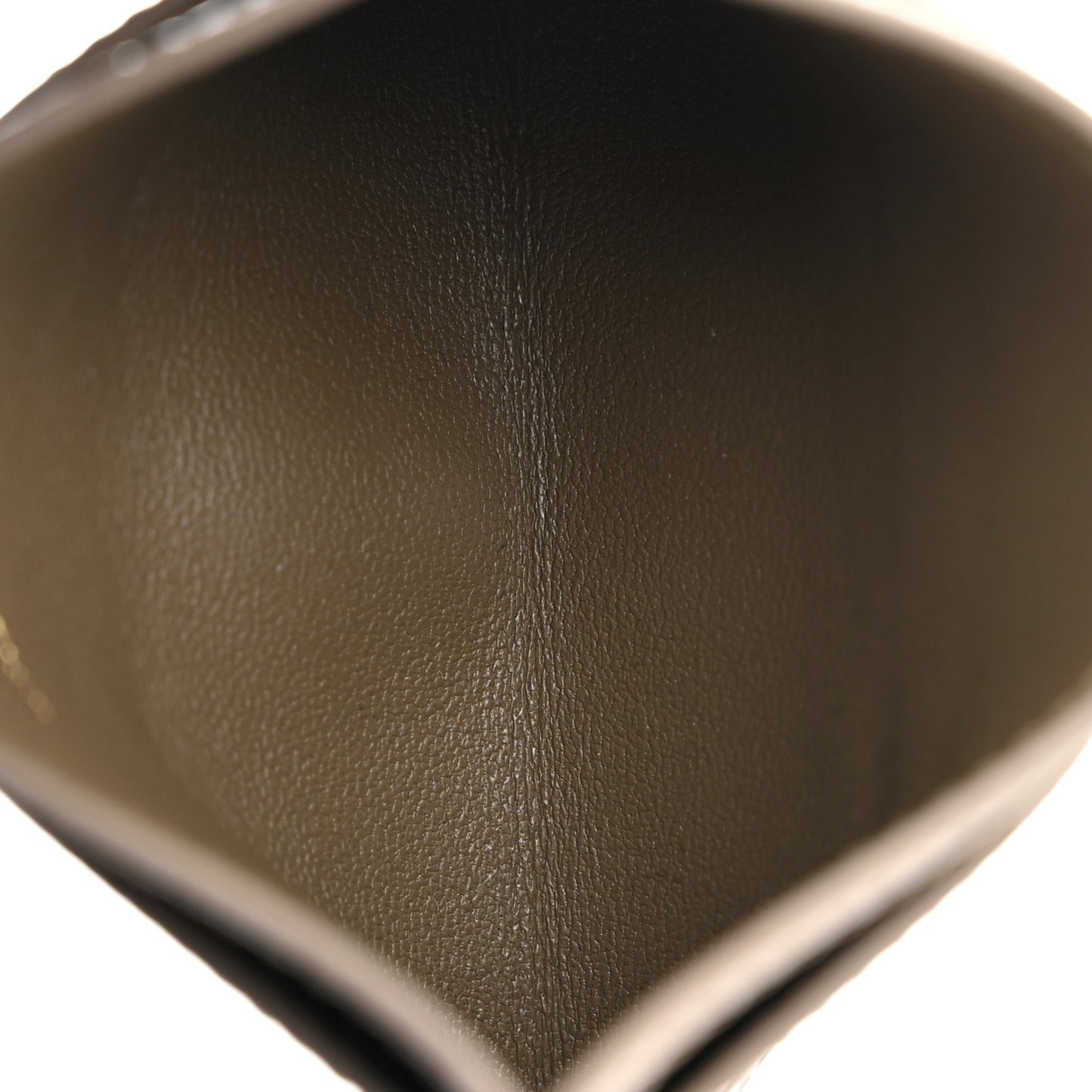 Calfskin Lizard Embossed Card Holder Gold Dark Khaki