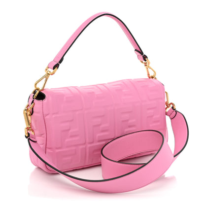 Fendi Nappa FF 1974 Embossed Baguette Lollypop 4 of 9