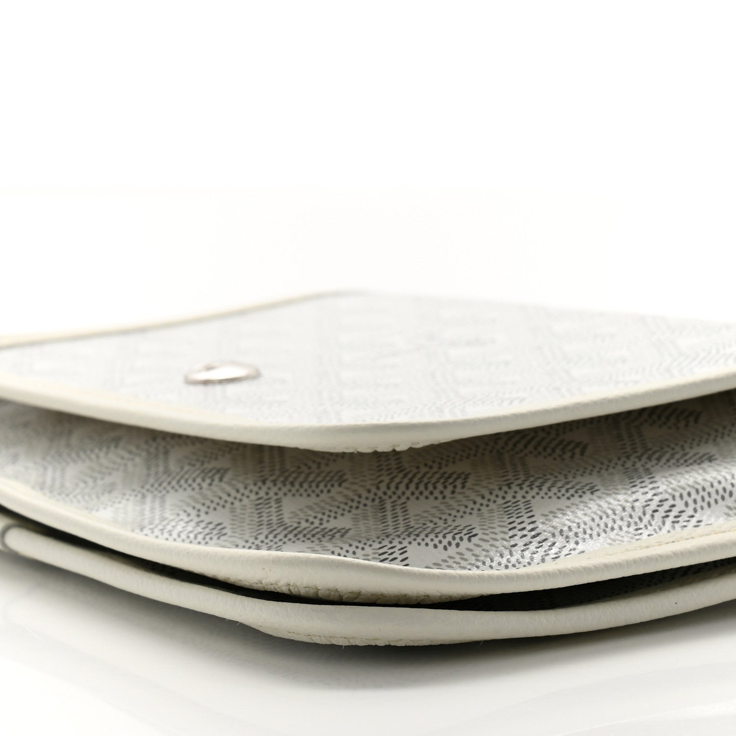 Goyard Goyardine Plumet Wallet Clutch White 9 of 9