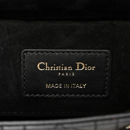 Christian Dior Lambskin Cannage Small Lady D-Joy Black 6 of 9