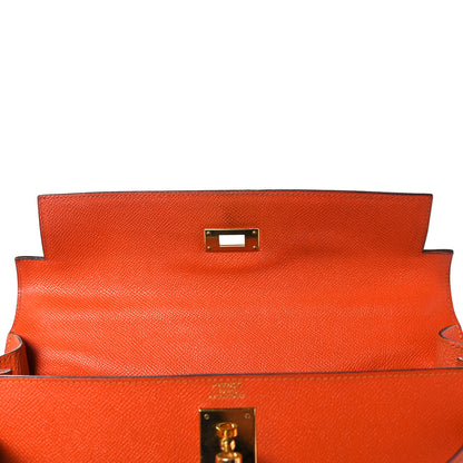 Hermes Epsom Kelly Sellier 32 Feu 17 of 47