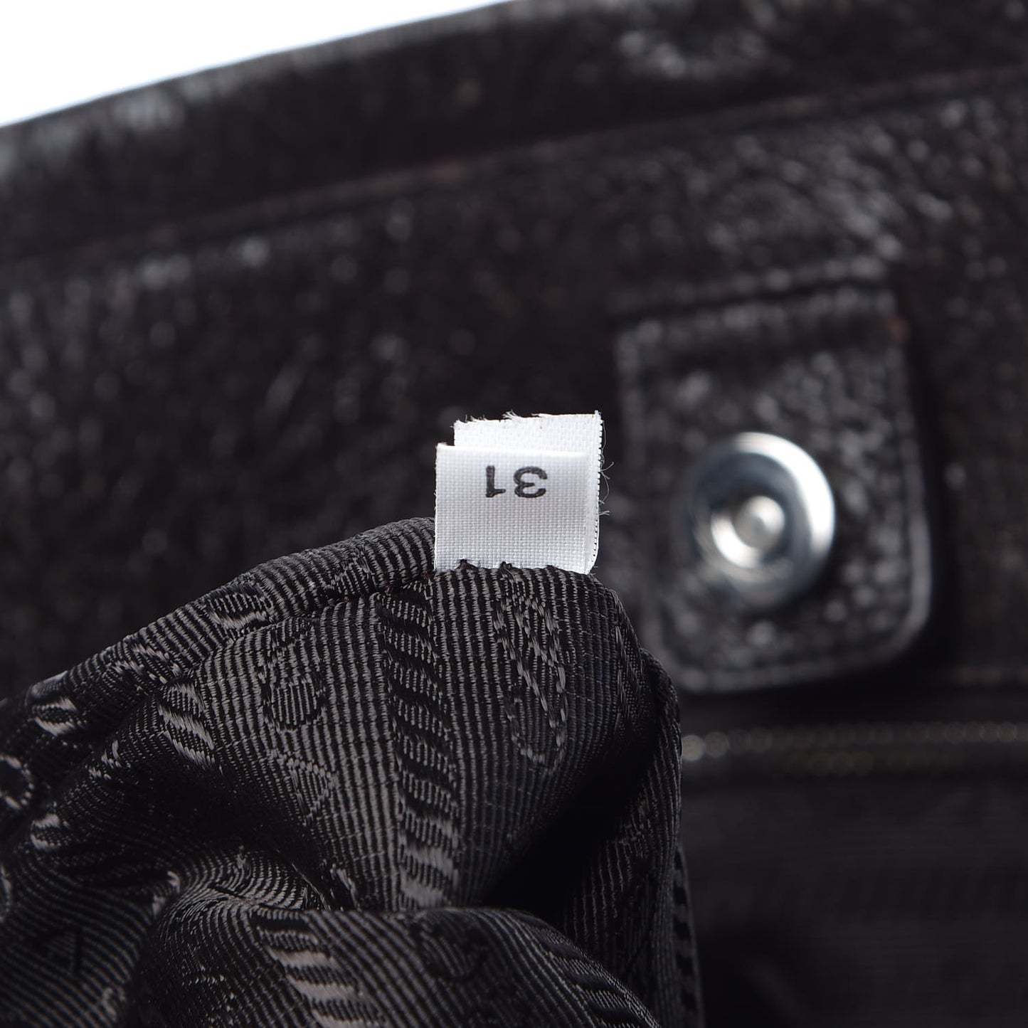 Cervo Lux Chain Shoulder Bag Ebano