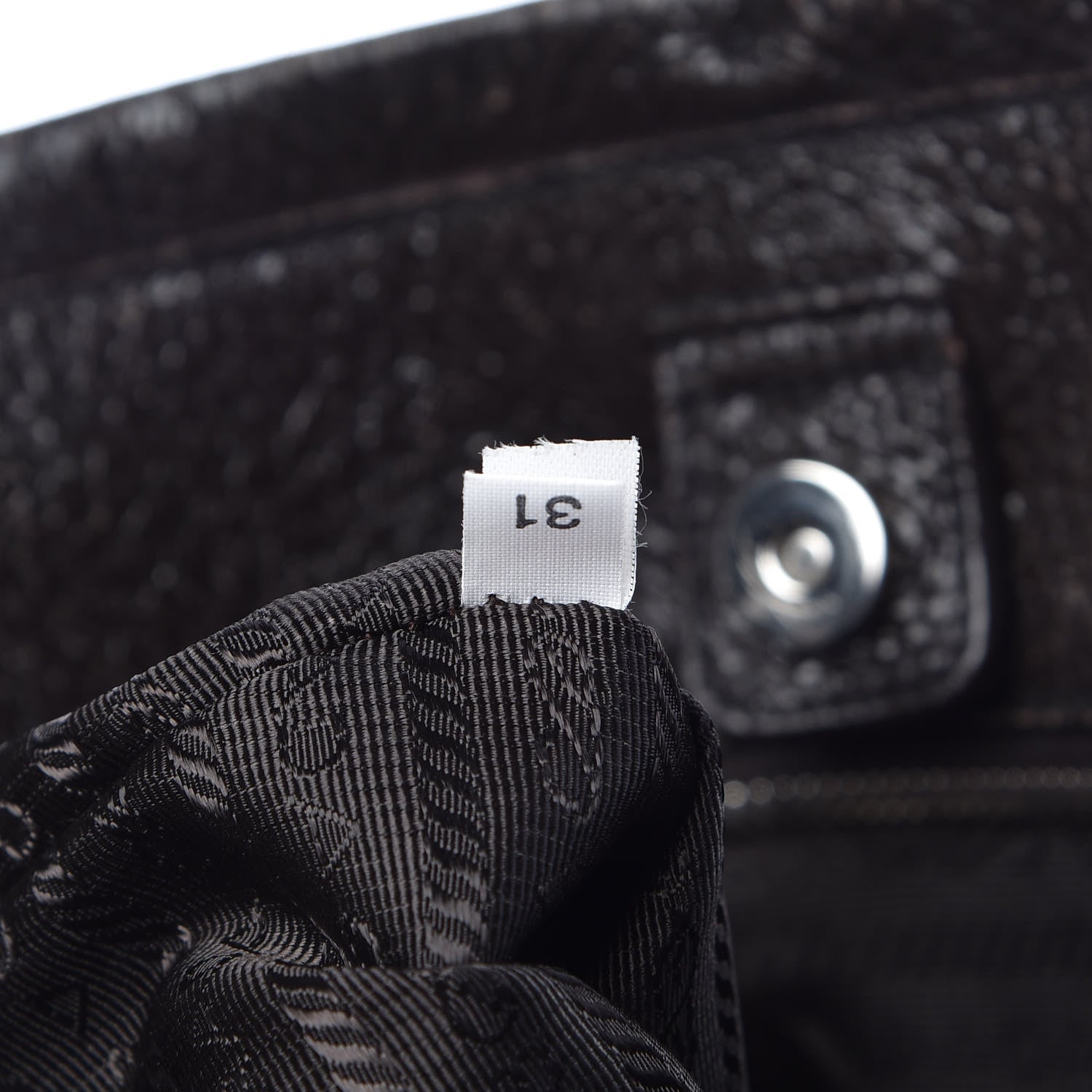 Prada Cervo Lux Chain Shoulder Bag Ebano 7 of 9
