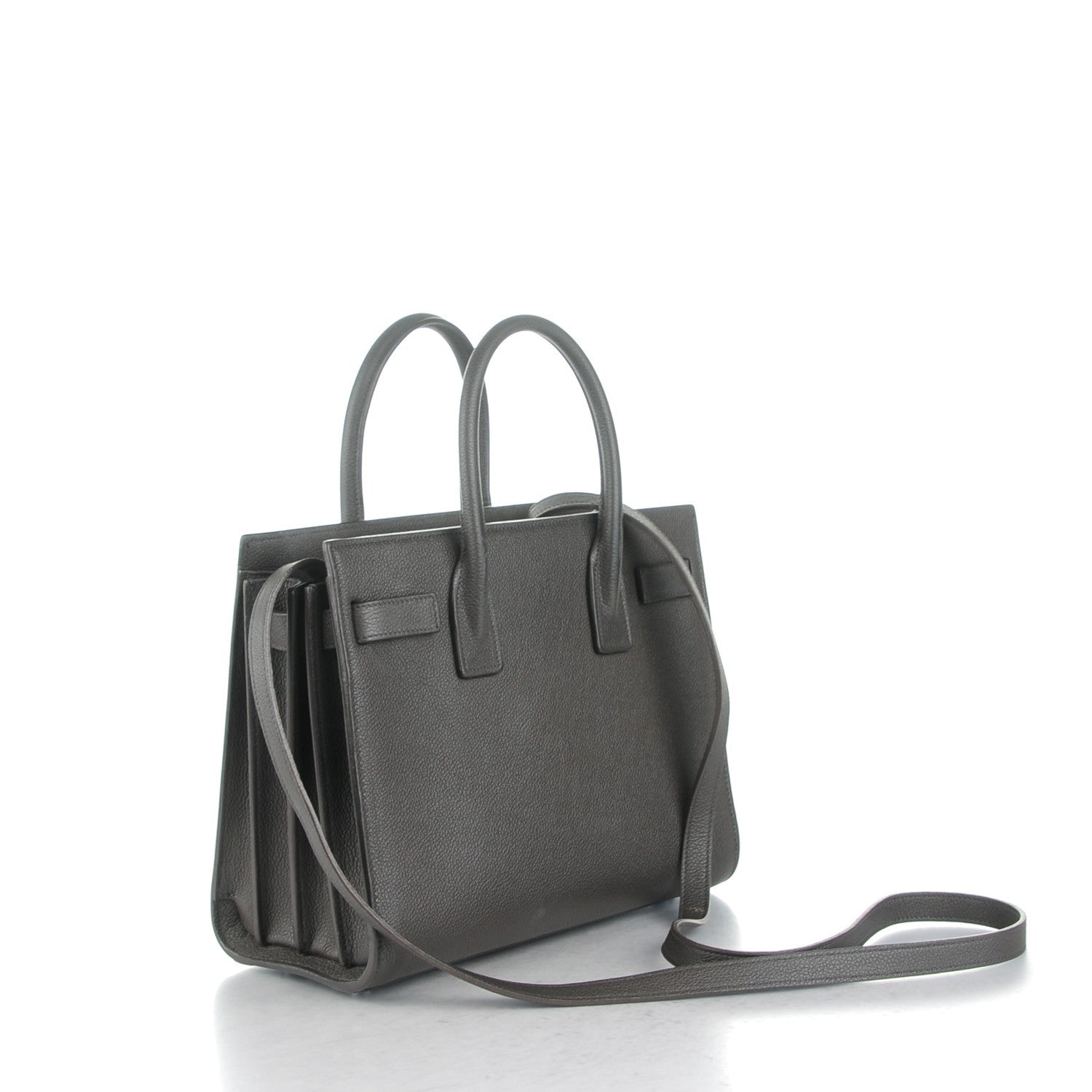 Saint Laurent Grained Calfskin Baby Sac De Jour Anthracite 3 of 7