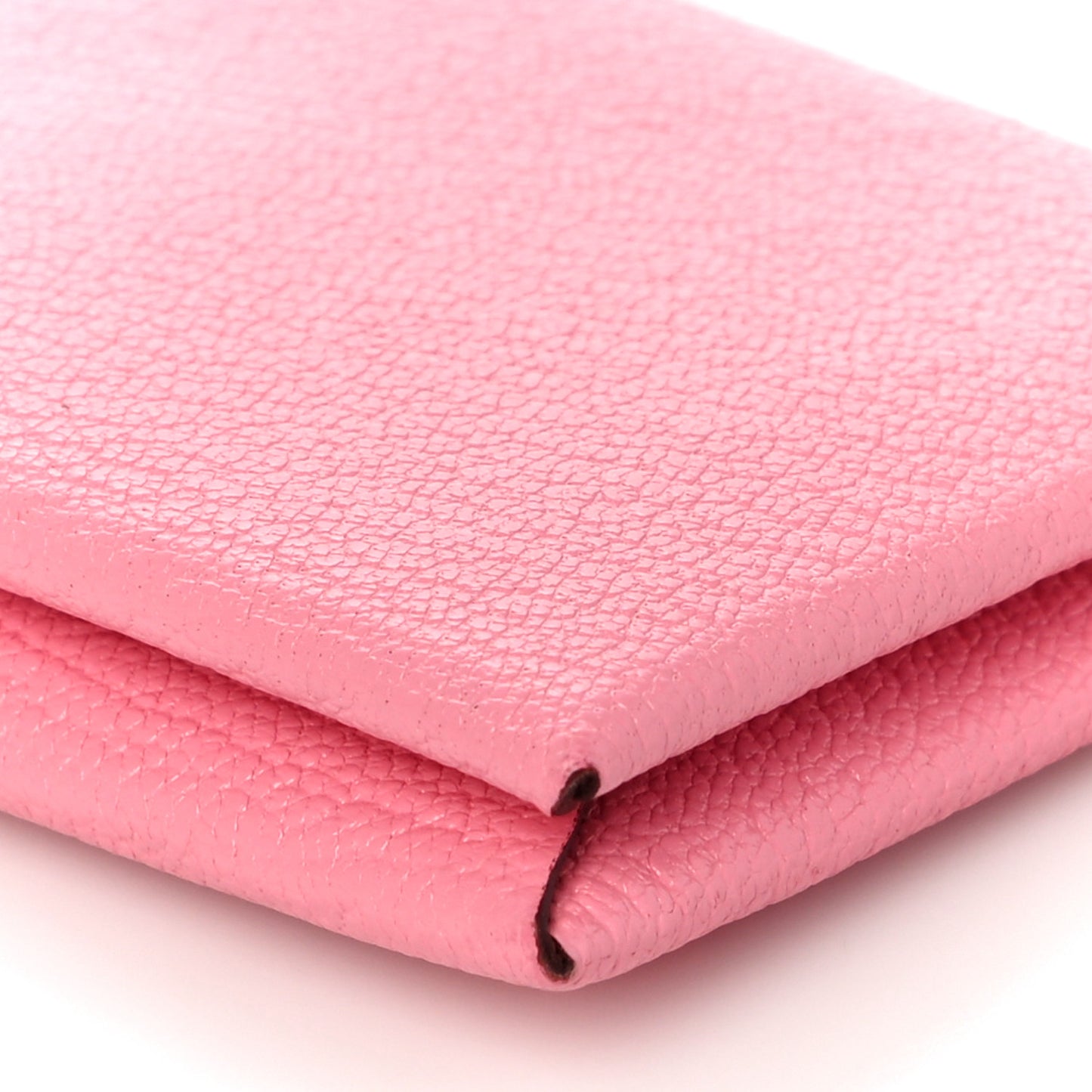 Chevre Chandra Verso Calvi Card Case Rose Confetti Brique