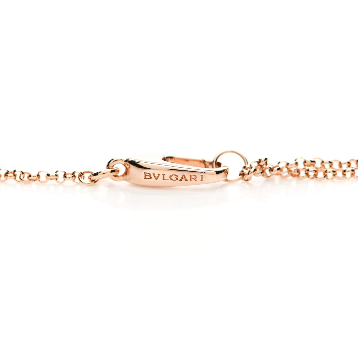 18K Rose Gold Mother of Pearl BVLGARI BVLGARI Pendant Necklace