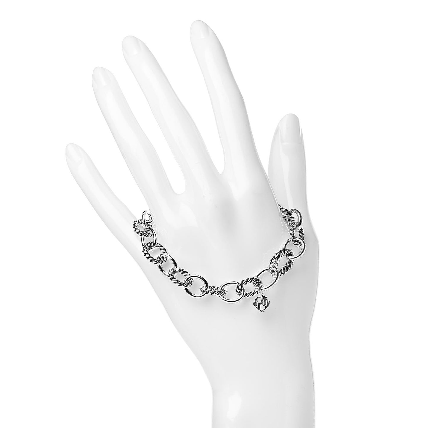 Sterling Silver 10mm Medium Oval Link Bracelet