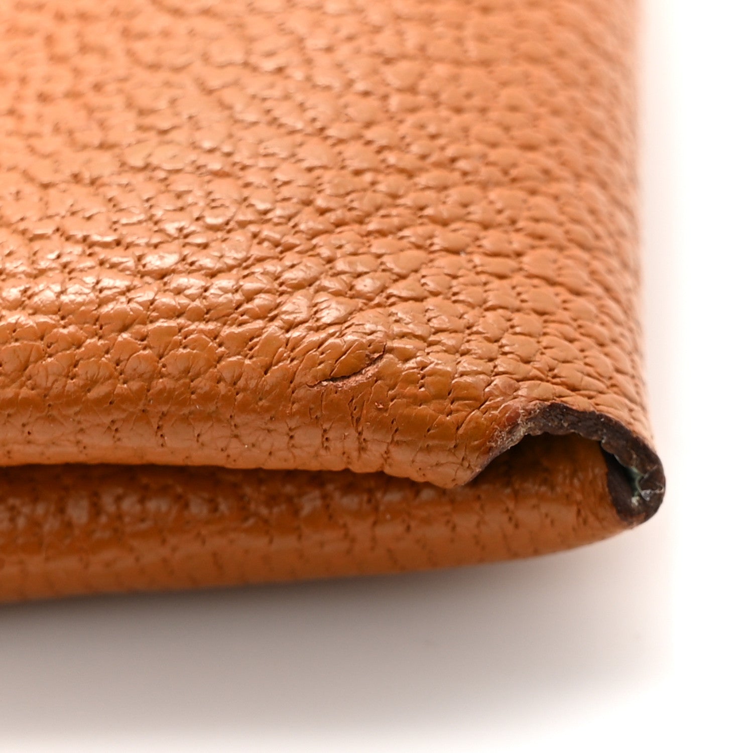 Hermes Chevre Mysore Verso Calvi Duo Card Case Caramel Vert Fizz 9 of 9