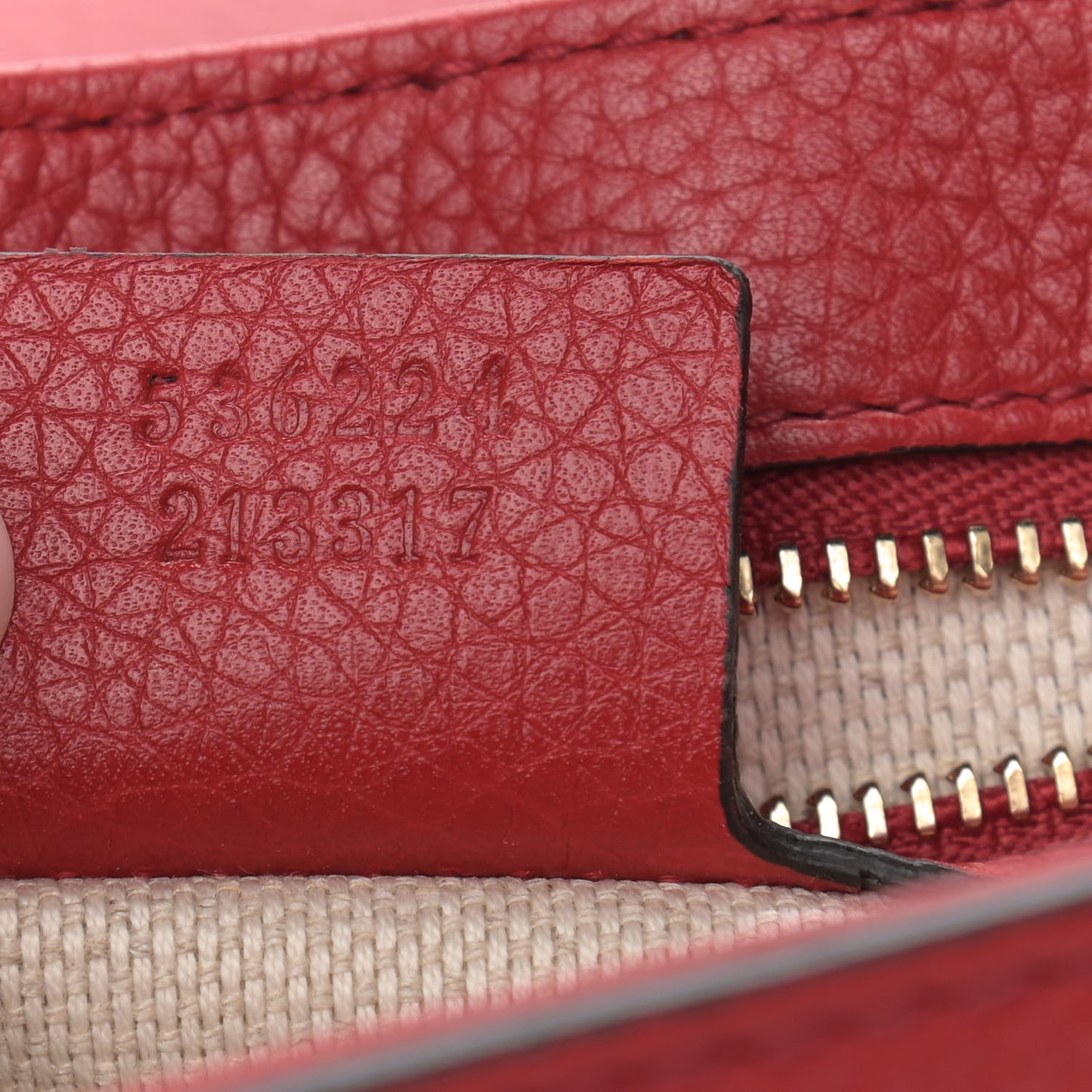 Pebbled Calfskin Medium Soho Flap Crossbody Vibrant Red
