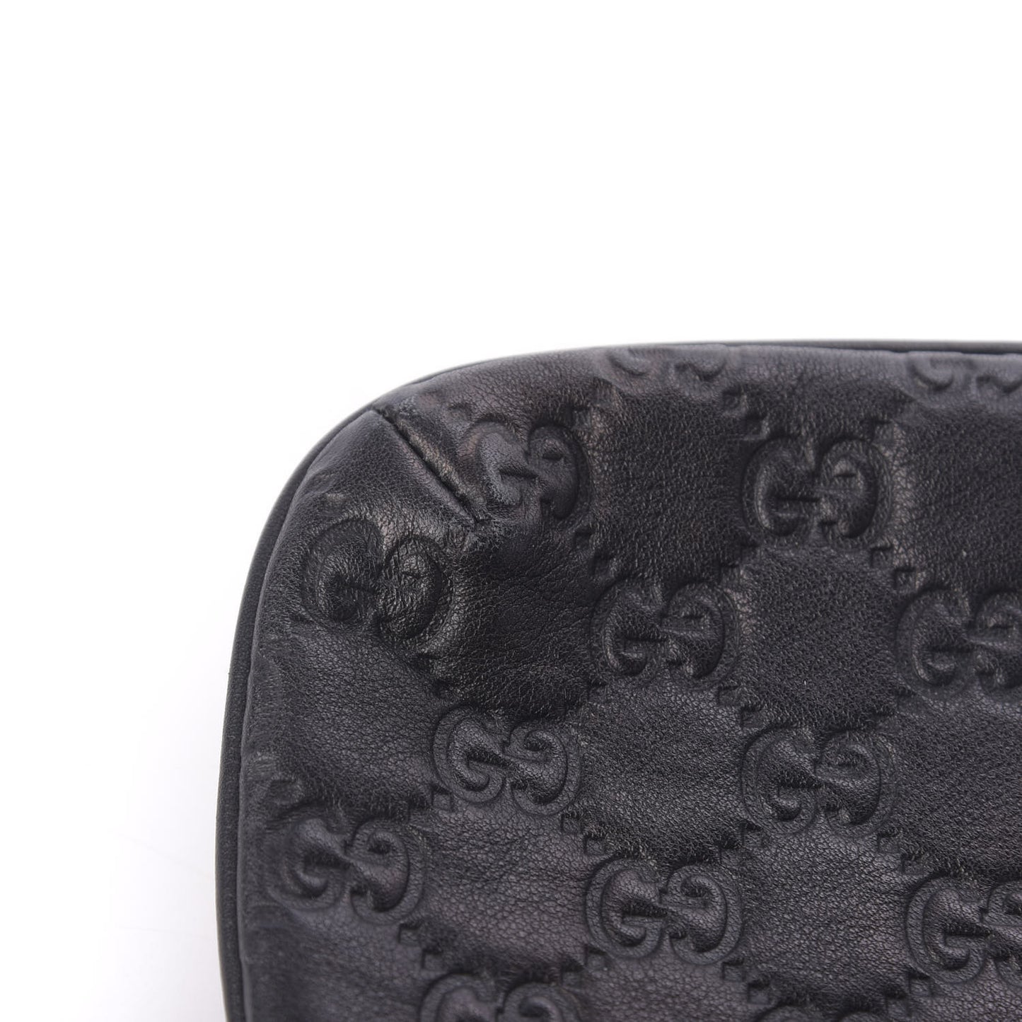 Guccissima Wristlet Black