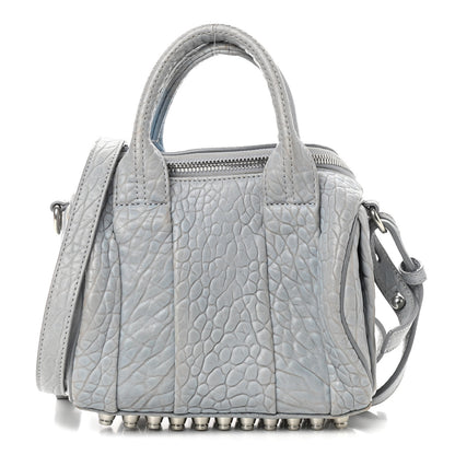 Alexander Wang Pebbled Lambskin Mini Rockie Carbon Rodhium Hardware 1 of 17