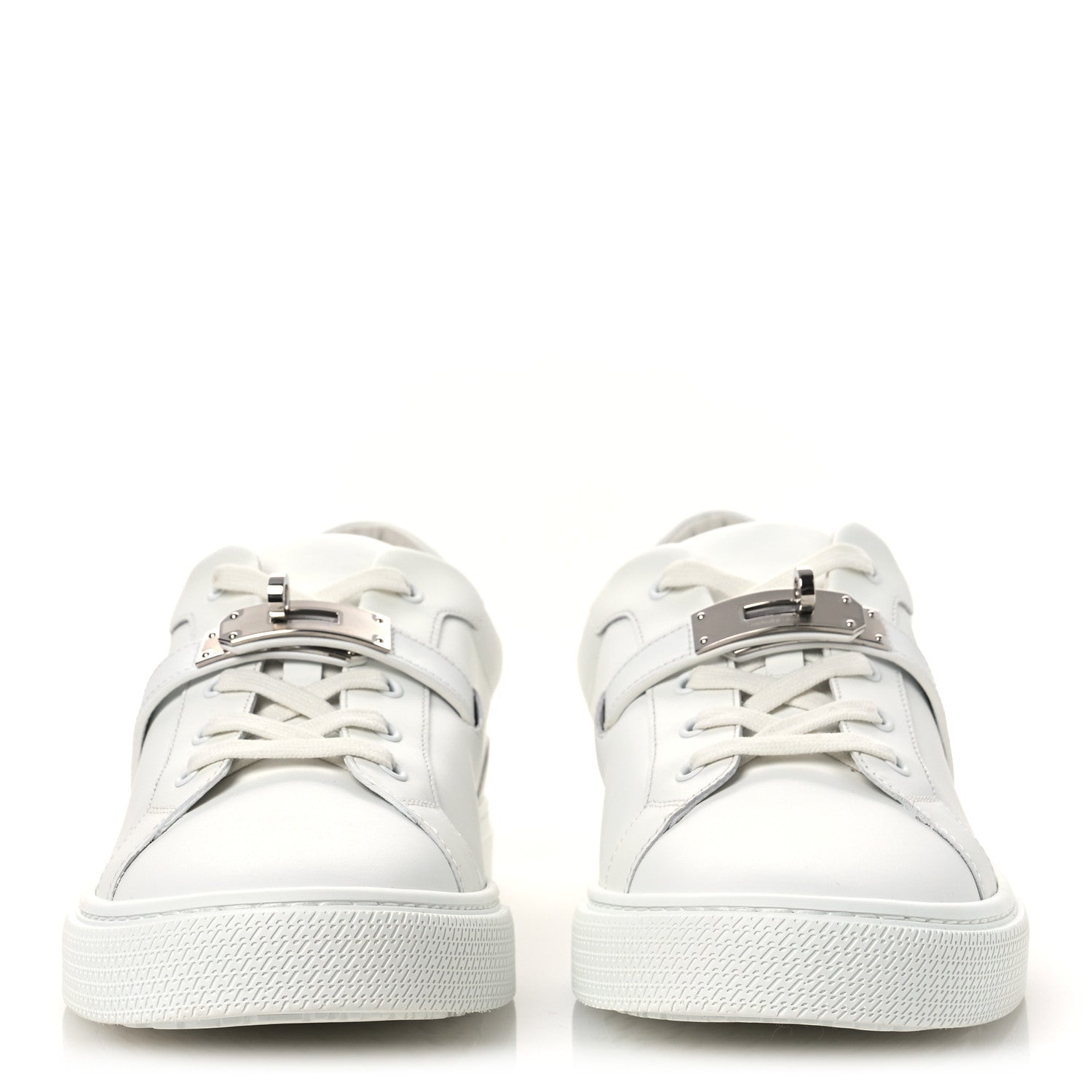 Hermes Calfskin Mens Day Sneakers 44 White 3 of 12