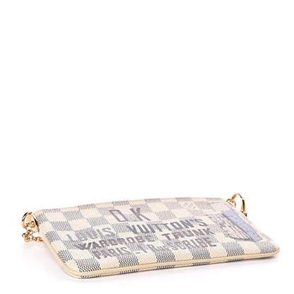 Louis Vuitton Damier Azur Trunk Pochette Milla MM 4 of 7