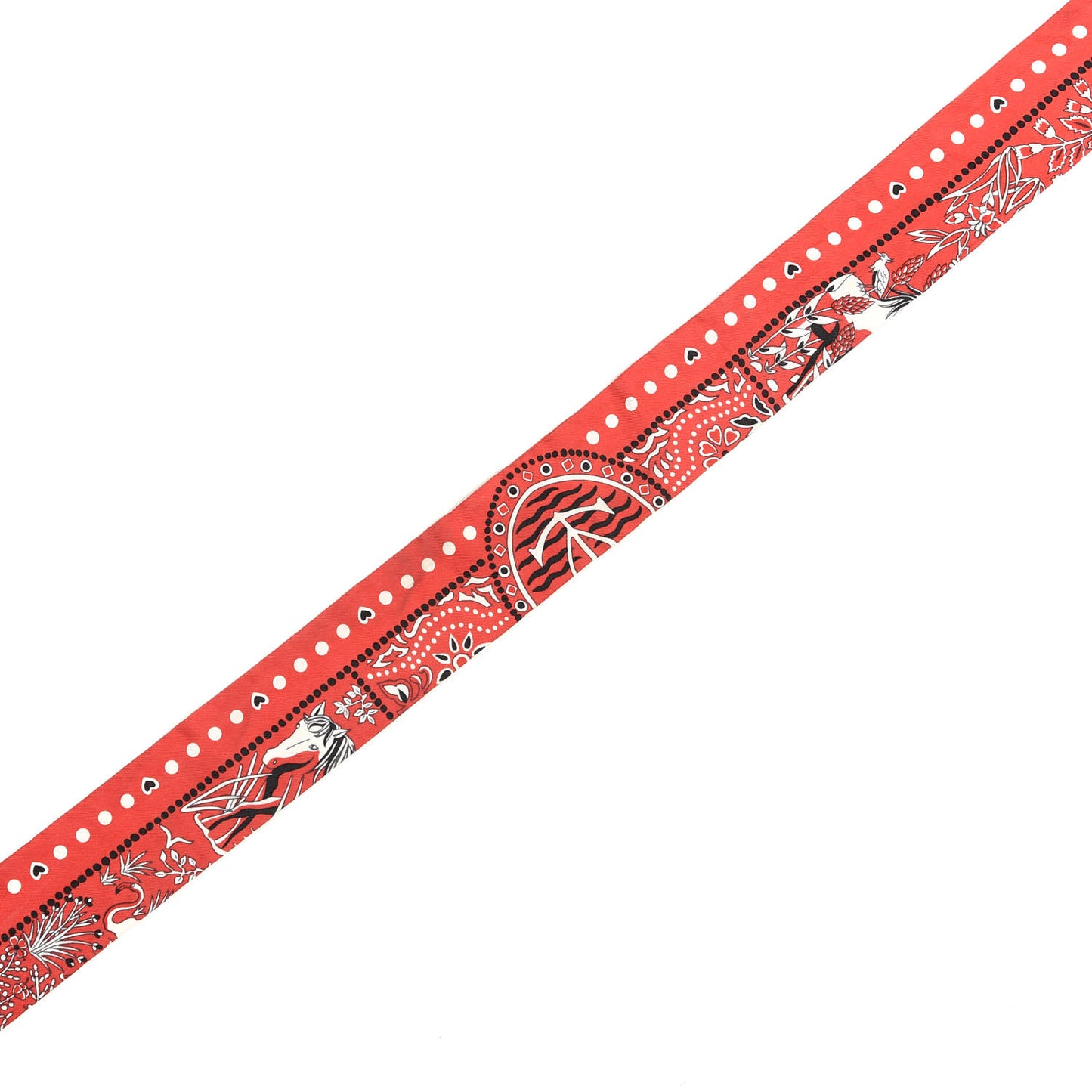 Silk Entre Ciel Et Mer Twilly Rouge White Black