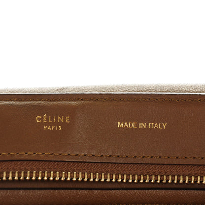 Celine Smooth Calfskin Suede Large Tri-Color Trapeze Bright Blue 8 of 9