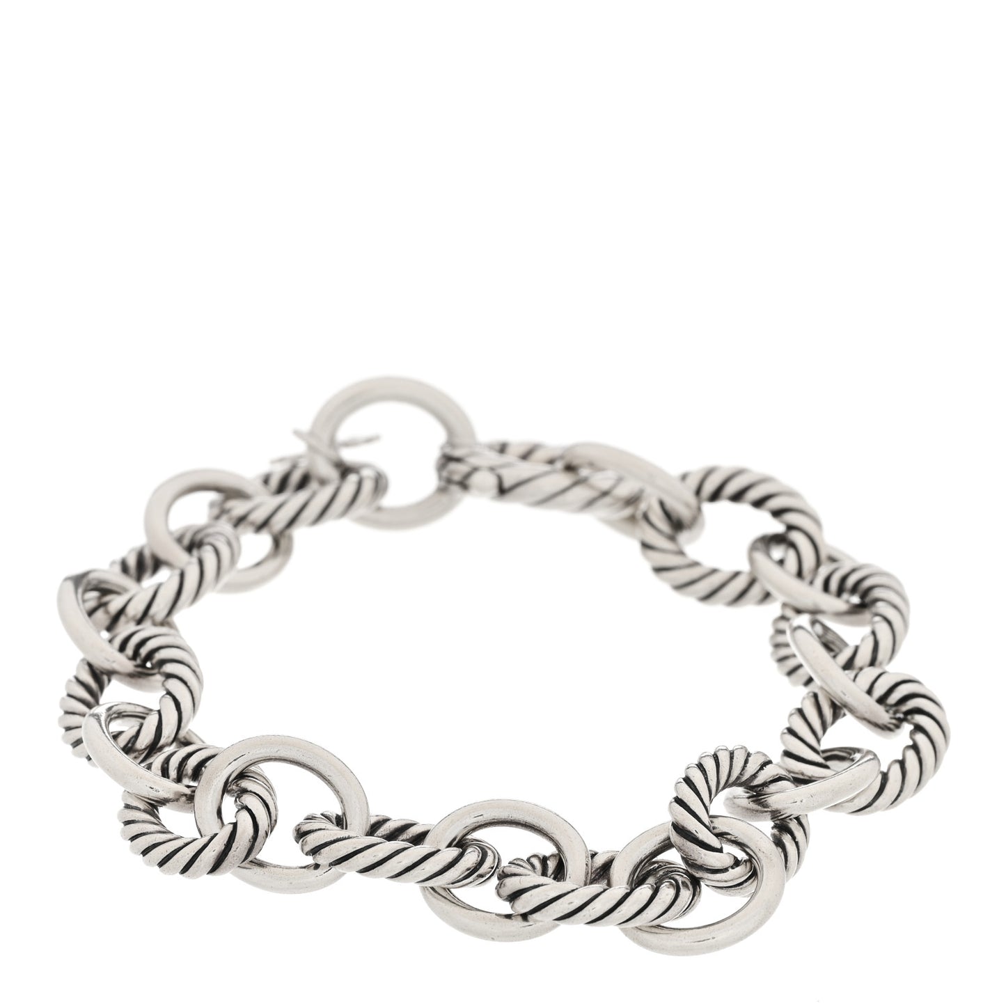 Sterling Silver 10mm Medium Oval Link Bracelet