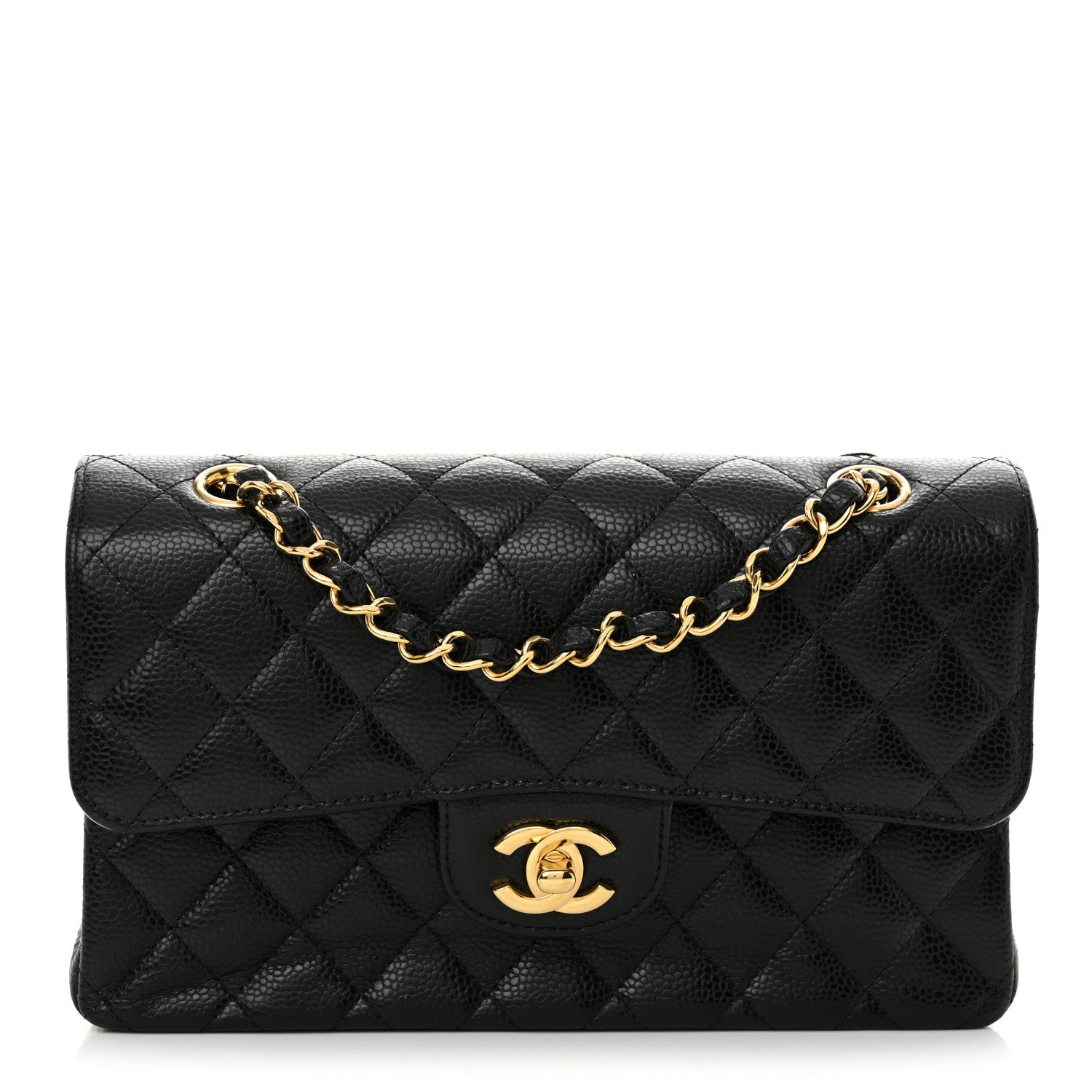 Chanel Caviar Quilted Small Double Flap Black 1 of 10