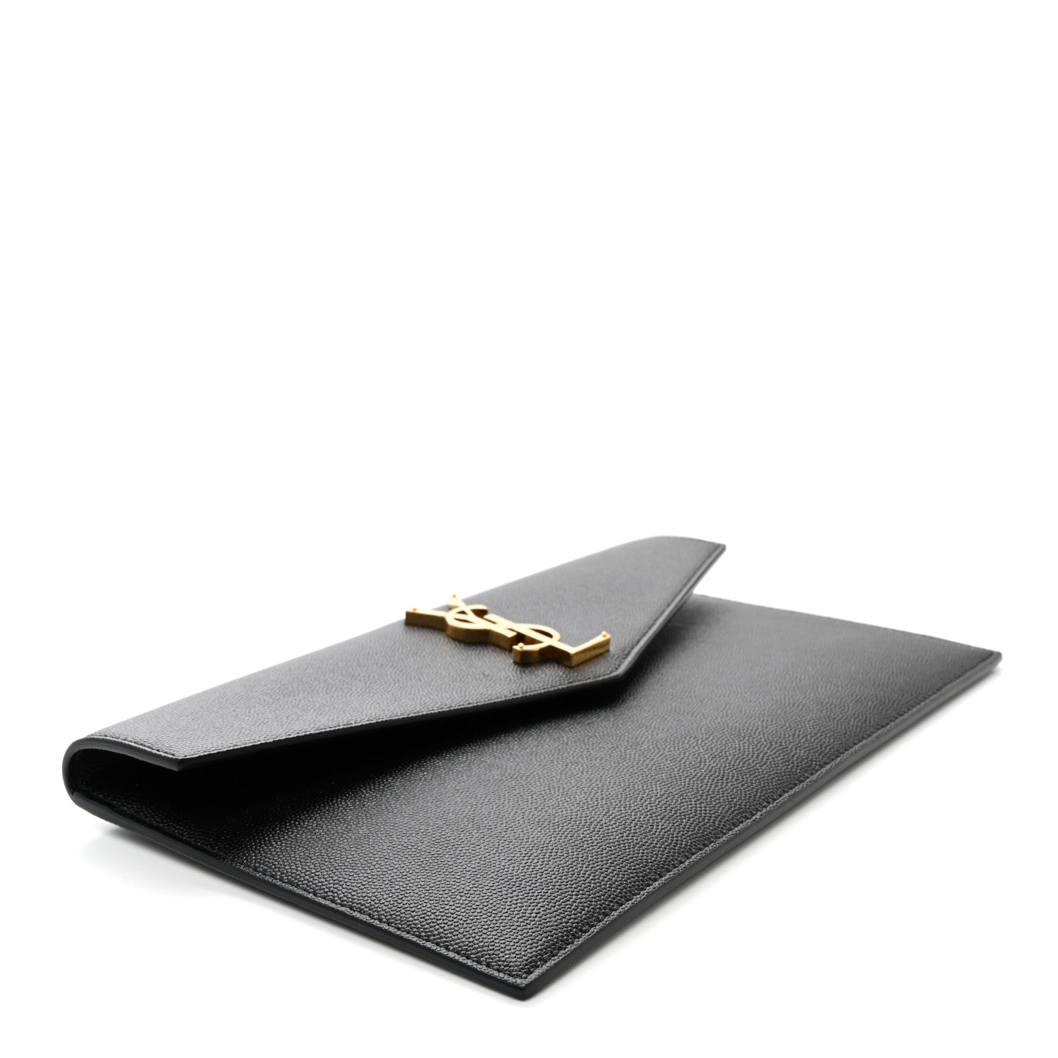 Saint Laurent Grain De Poudre Uptown Pouch Black 4 of 7