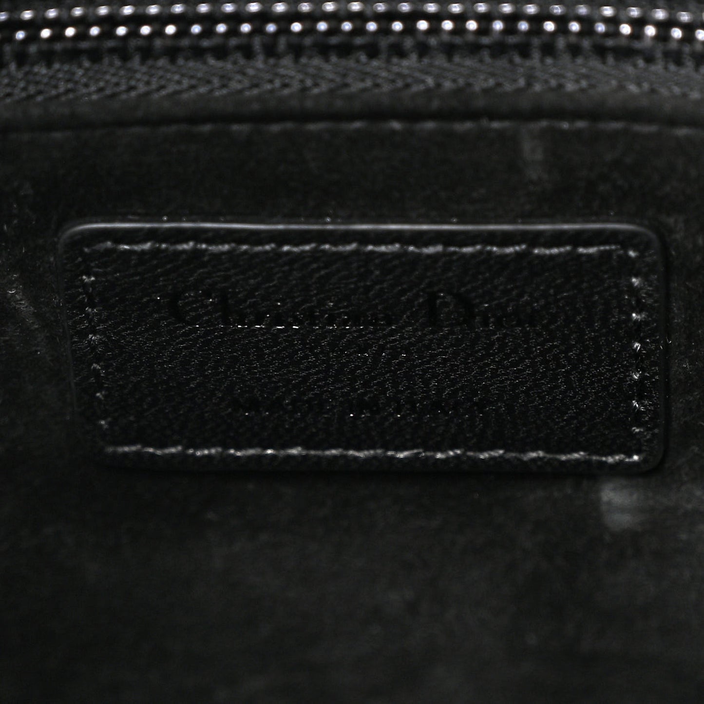 Lambskin Cannage Large Lady Dior Black