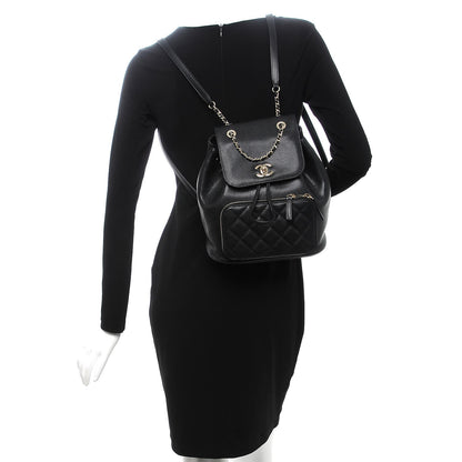 Chanel Caviar Quilted Business Affinity Backpack Black 2 of 8