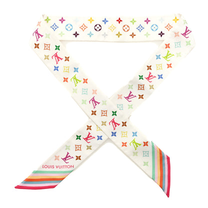 Louis Vuitton LV X TM Silk Monogram Multicolor BB Bandeau White 1 of 4