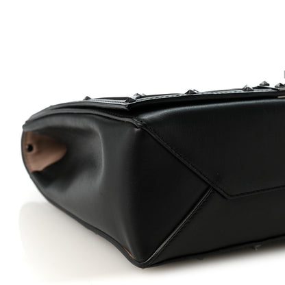 Valentino Garavani Smooth Calfskin Quilted Beehive Shoulder Bag Black 7 of 8