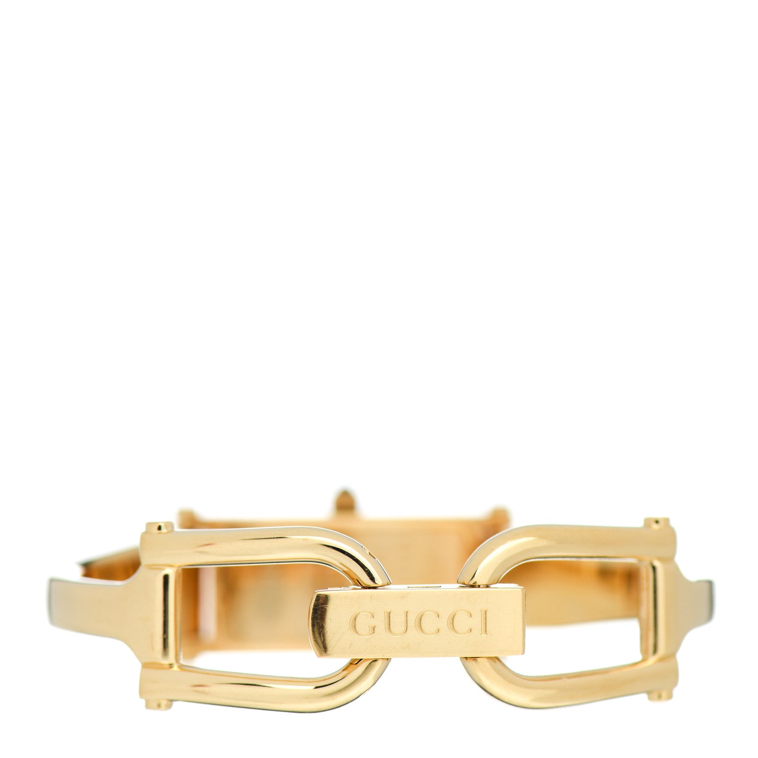 Gucci Stainless Steel 12mm 1500L Horsebit Quartz Watch Gold 3 of 4
