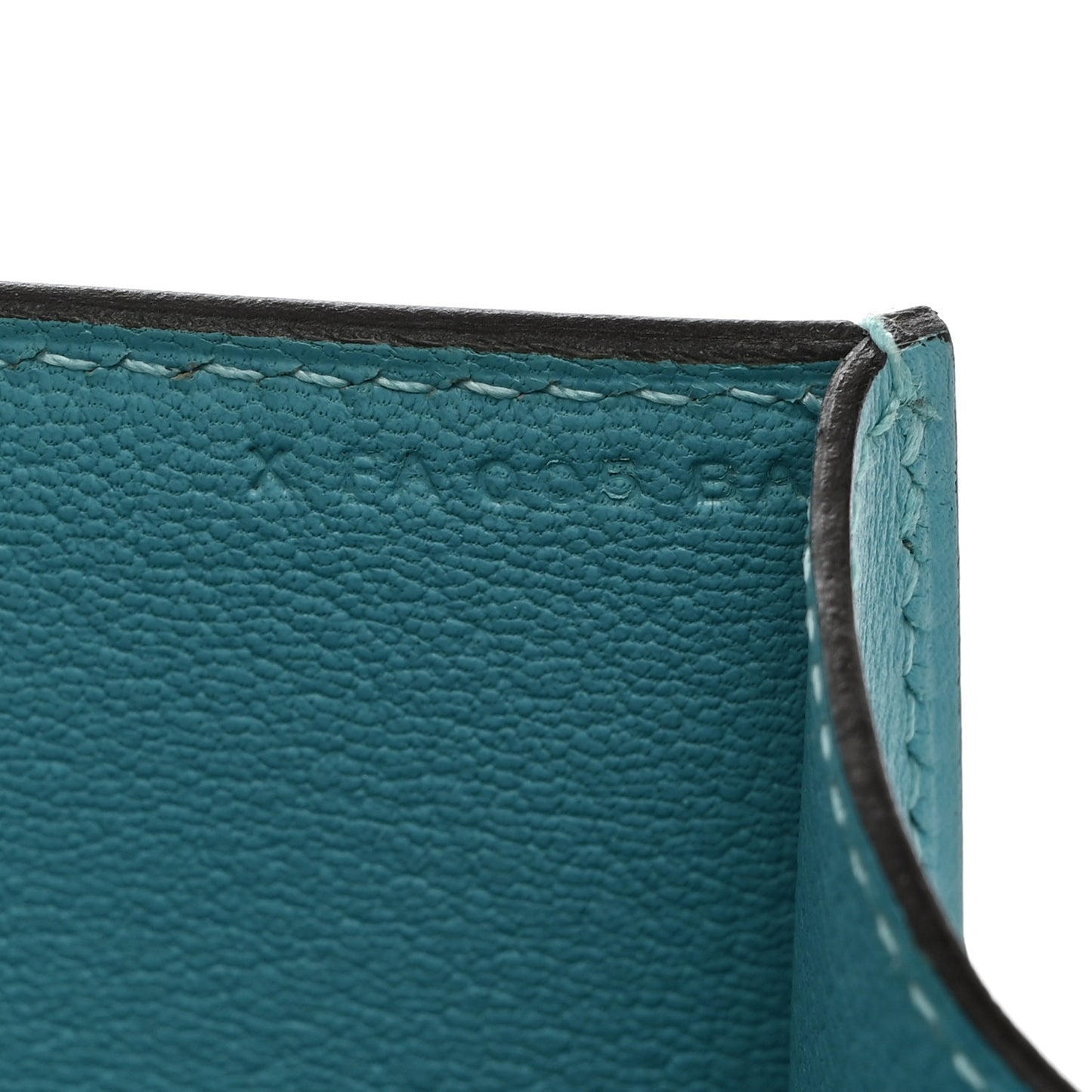 Tadelakt Medor 23 Clutch Bleu Atoll