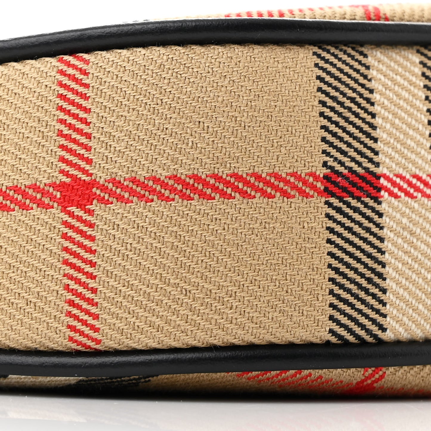 Vintage Check Calfskin Olympia Slim Pouch Archive Beige