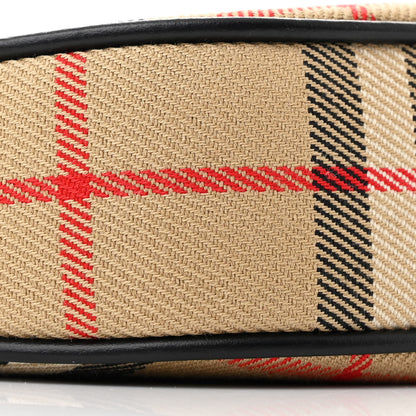 Burberry Vintage Check Calfskin Olympia Slim Pouch Archive Beige 8 of 9