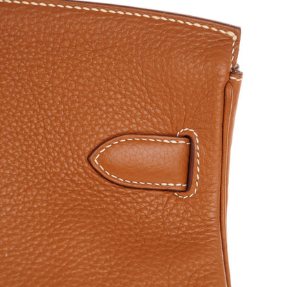 Hermes Taurillon Clemence JPG Shoulder Birkin II 42 Gold 26 of 26