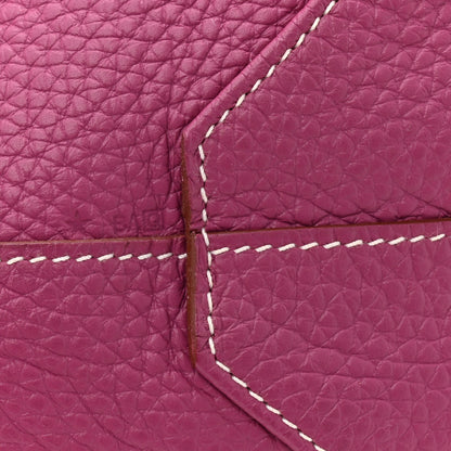 Hermes Taurillon Clemence Double Sens 36 Reversible Tote Marron Tosca 10 of 16
