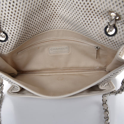 Chanel Perforated Calfskin Up In The Air Flap White 5 of 9