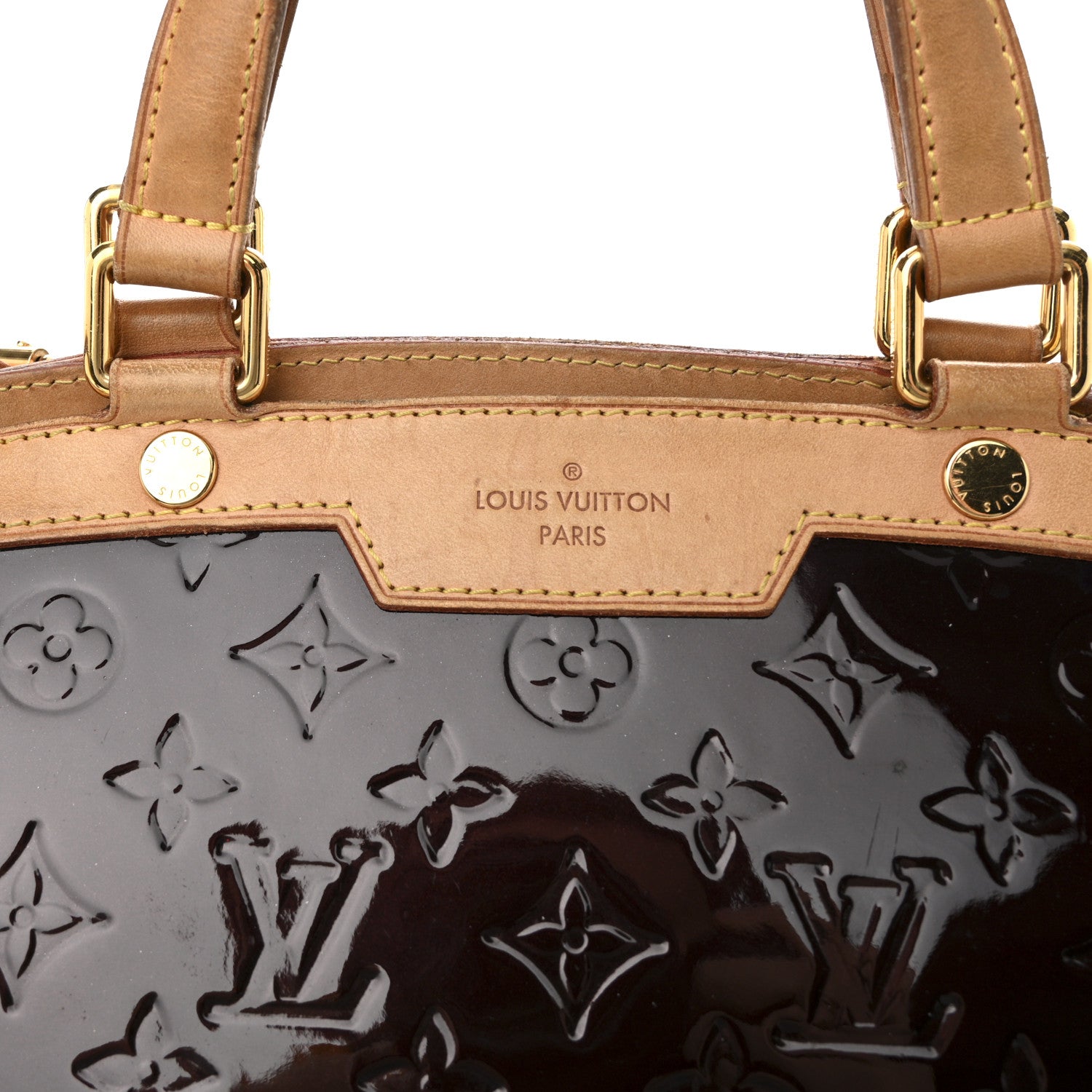 Louis Vuitton Vernis Brea GM Amarante 7 of 9