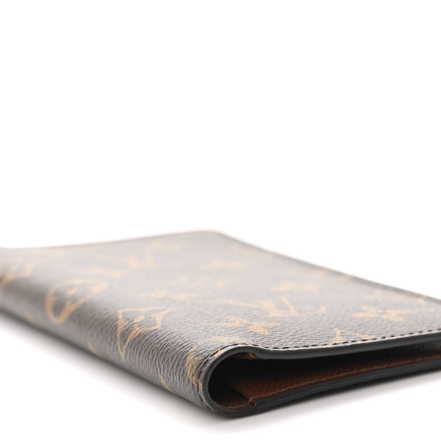 Monogram Checkbook Holder Case Wallet