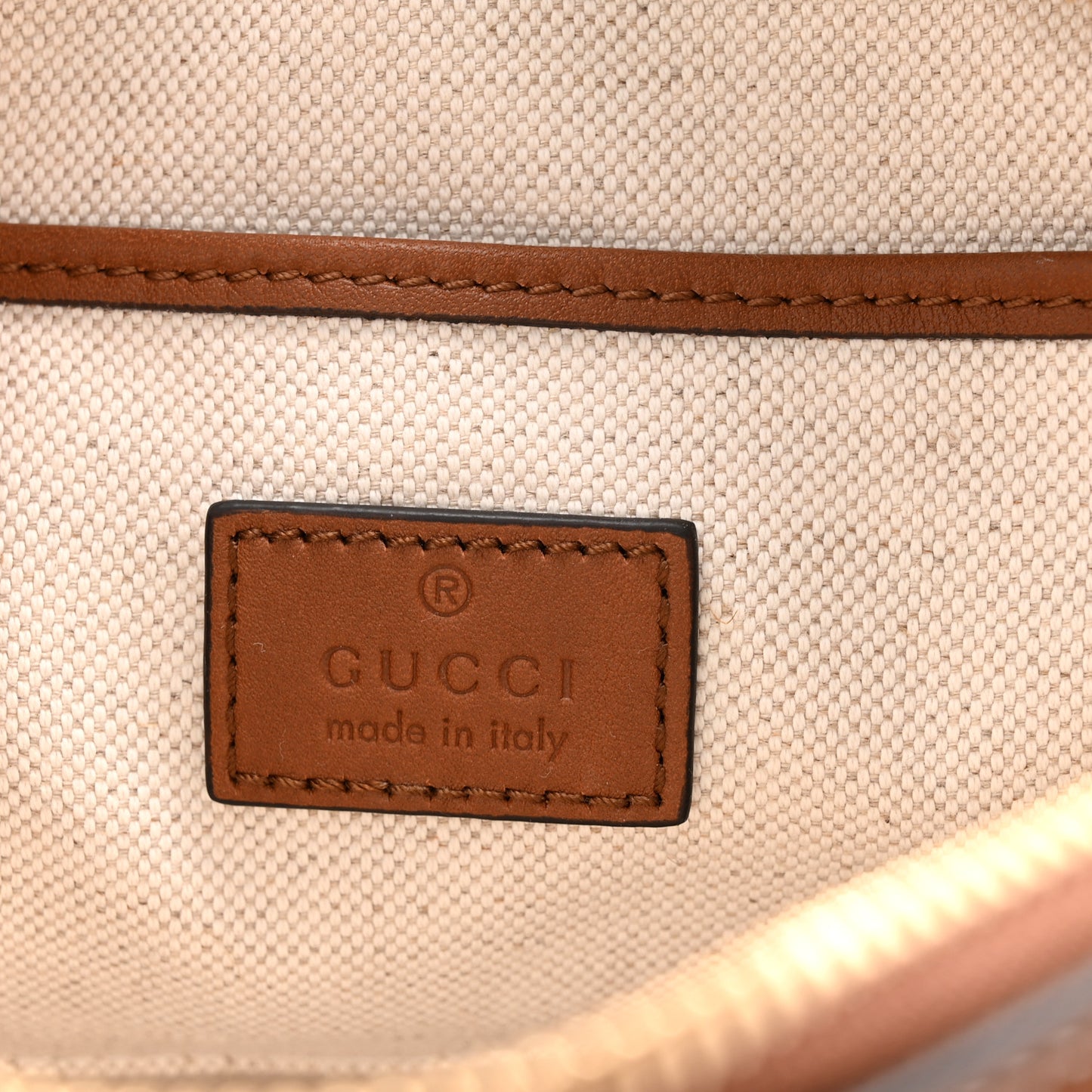 GG Supreme Calfskin Mini Blondie Bag Beige Ebony Sundial