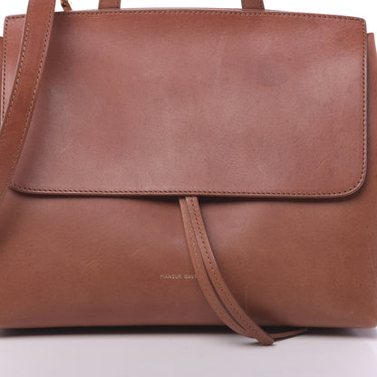Mansur Gavriel Calfskin Mini Lady Bag Brandy Cleo 15 of 20