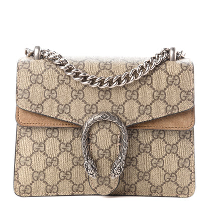 Gucci GG Supreme Monogram Mini Dionysus Shoulder Bag Taupe 1 of 8