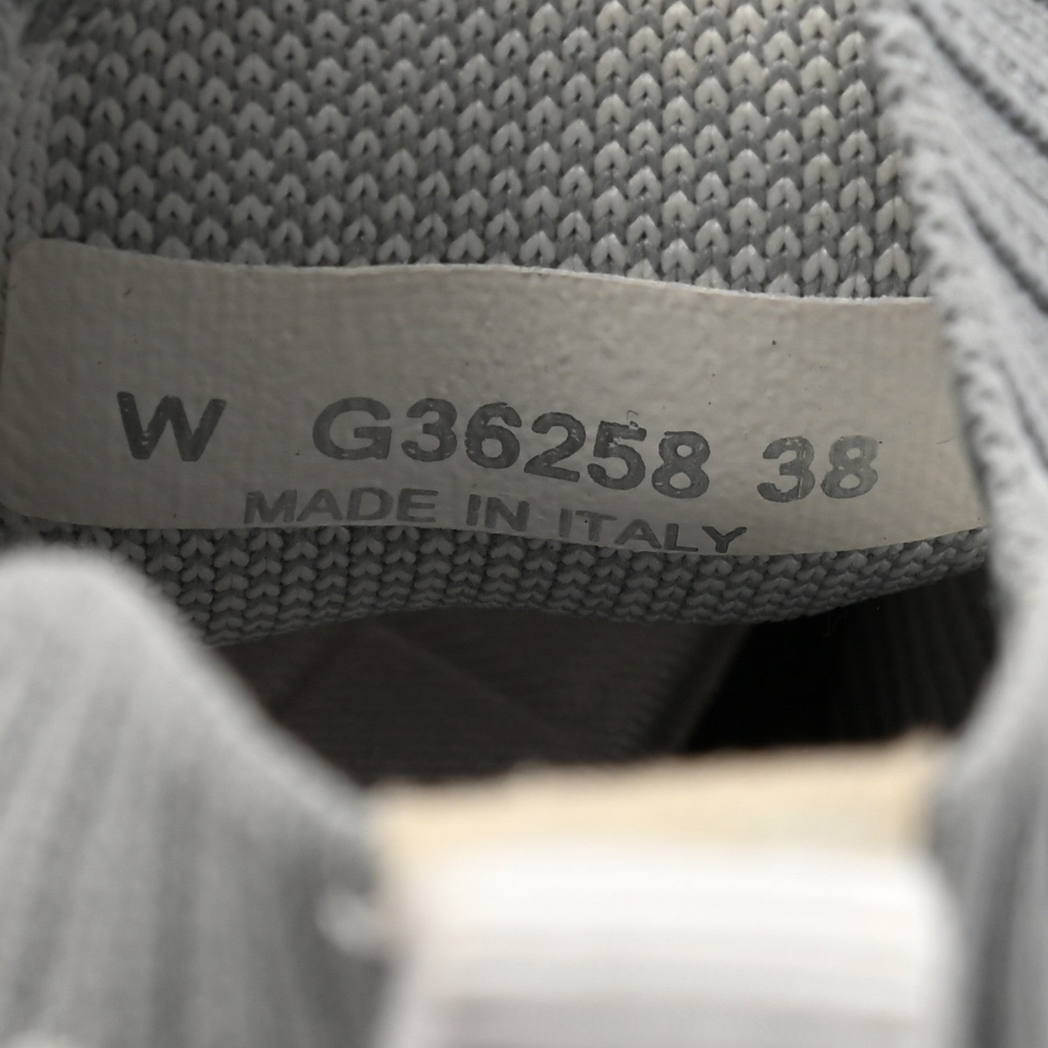 Chanel Fabric Suede Calfskin Stretch CC Sneakers 38 White Grey 7 of 8