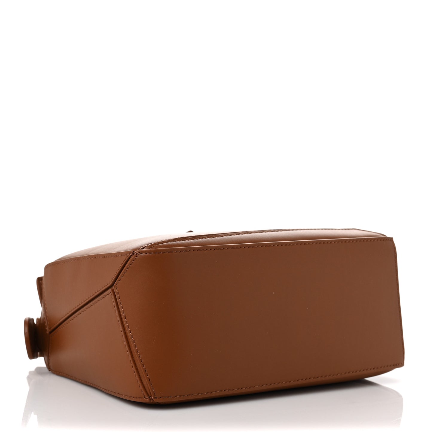 Satin Calfskin Mini Puzzle Bag Pecan